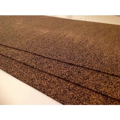 Korkgummi Gummi Granulat anti Vibration Unterlage 100 x 50 x 3 mm