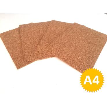 Cork plate 10mm A4, - crafts, model making, pin board and...