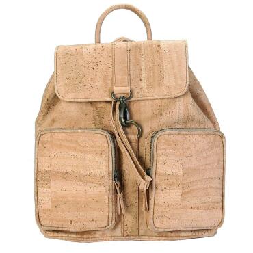  Backpack from vegan cork fabric "Amadora