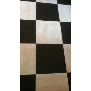  Cork carpet tile 45 x 45cm 3mm black