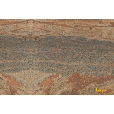  Pierre de li&egrave;ge Granit Juparana Brasil 1,49m&sup2; carreau de li&egrave;ge &agrave; coller 610 x 305 x 6 mm