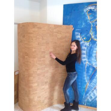 Cork carpet Corkoleum whole rolls dyed variants 7,70qm, delivery time