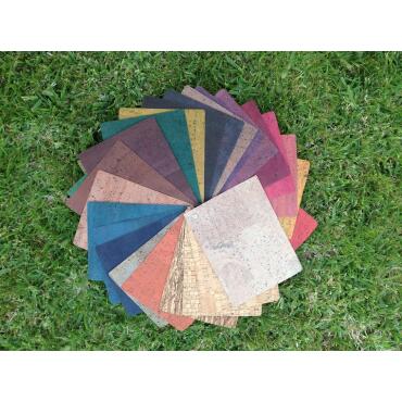 Cork carpet Corkoleum whole rolls dyed variants 7,70qm, delivery time