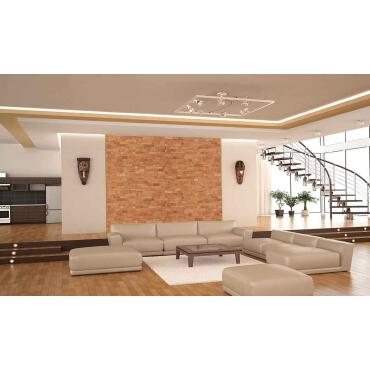 Kork Wandbelag,  91,5 x 29,5 cm Antico Naturale 3D Optik...