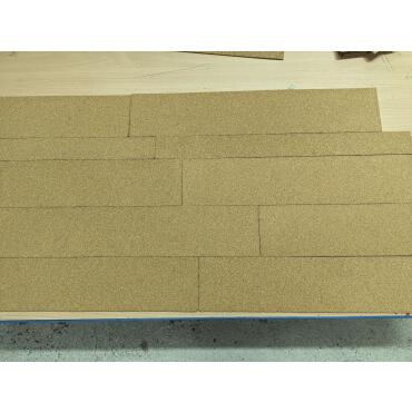 Korkstreifen 63 x 12 cm, Stärke 3 mm, 5 Stück Korkplatten Spnderposten