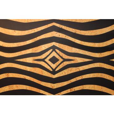  Cork fabric design "Zebra"