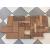 Terrasse Lames de plafond,1 Pi&egrave;ce cobbleSTONE,Carreaux en bois,Ext&eacute;rieur face &agrave;,