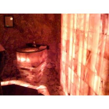  20x Himalaya brique de sel de sel, dalle de sel, bien-&ecirc;tre, Feng Shui, 20x10x2,5cm, sauna